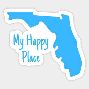 Florida Is My Happy Place Sticker